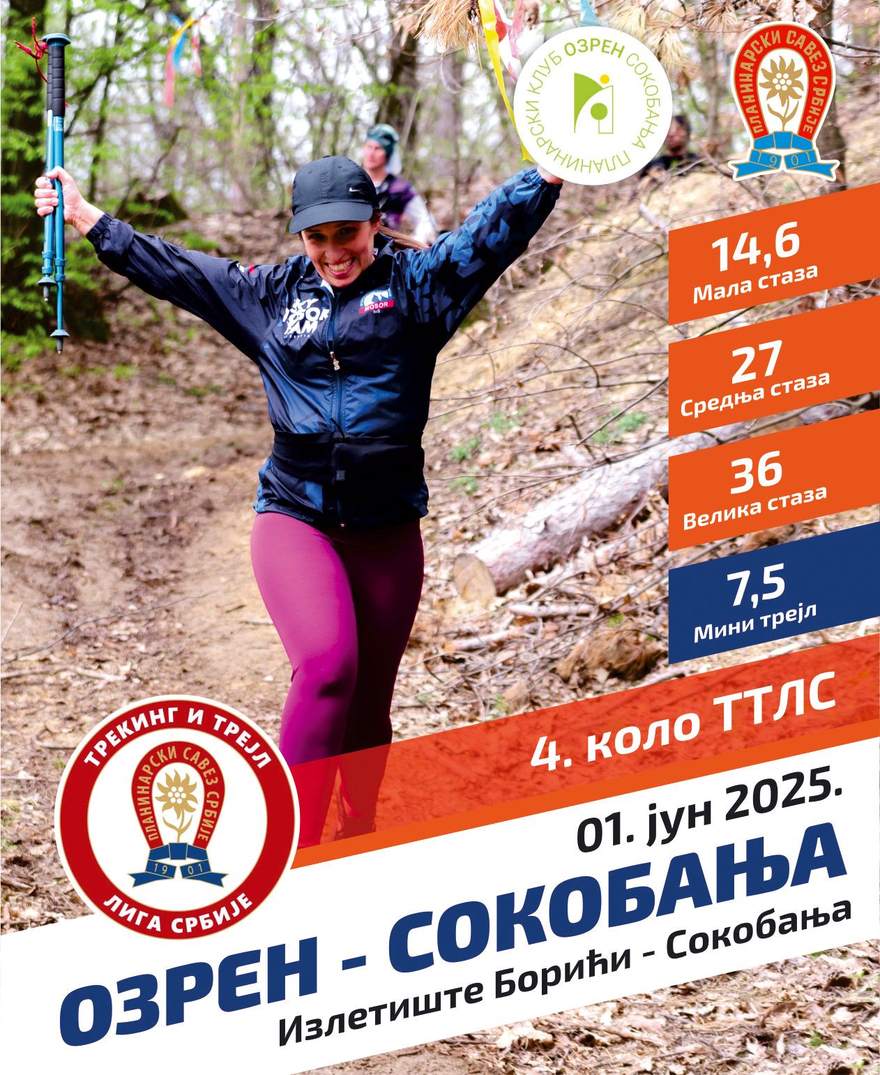 You are currently viewing Treking Liga Srbije stiže u Sokobanju – Ozren i Devica čekaju spremne planinare!